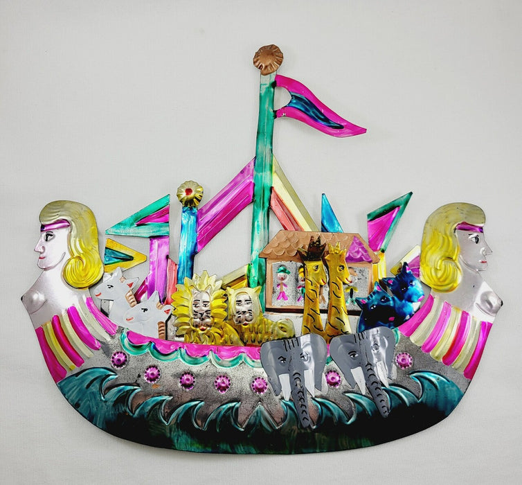 Noah's Ark Hojalata Tin Lamina Mexican Folk Art